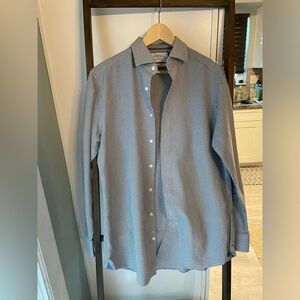 Pre owned black and white mini check Slim Fit Charles Tyrwhitt dress shirt